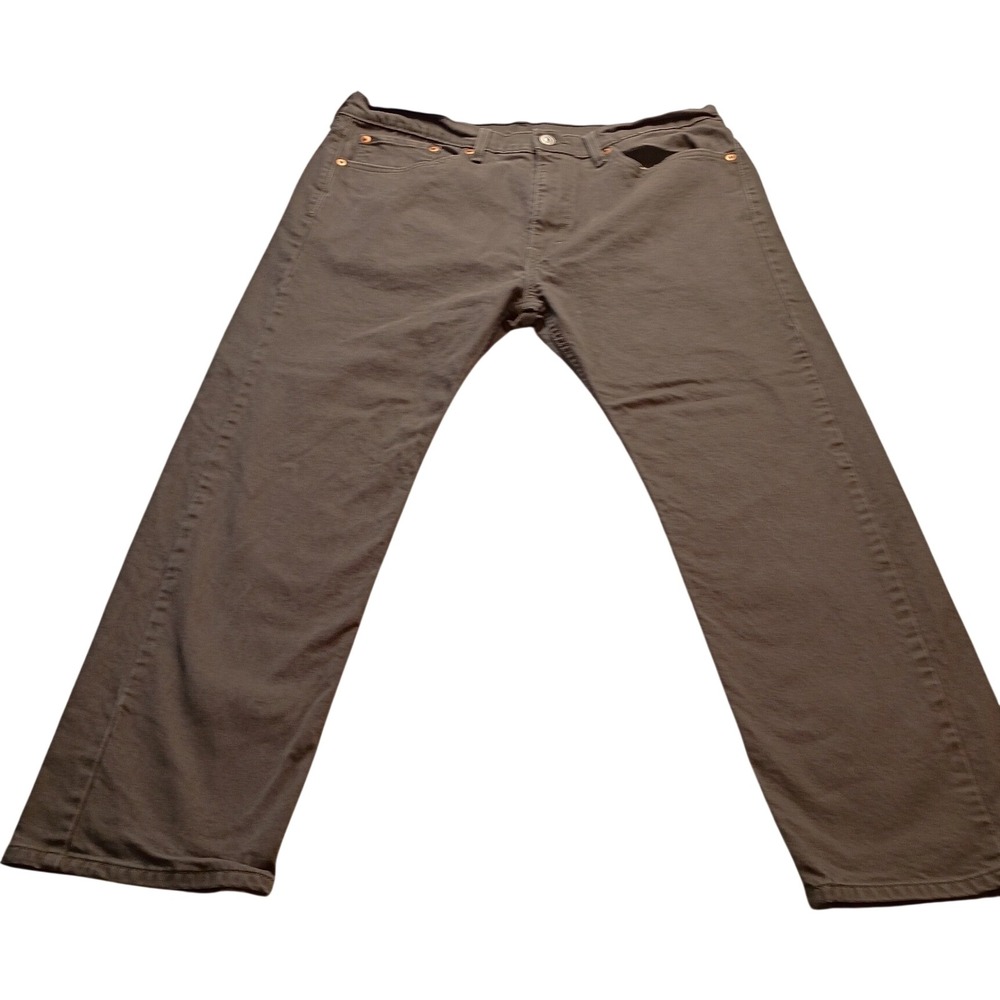 Levi's 505 Regular Fit Men's Jeans Grey Straight Leg Denim Pants Classic 38x29